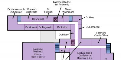 Карта на центъра за здраве на Св. Йосиф Саннисайд Торонто 2
