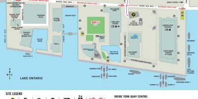 Карта Харборфронт център в Торонто